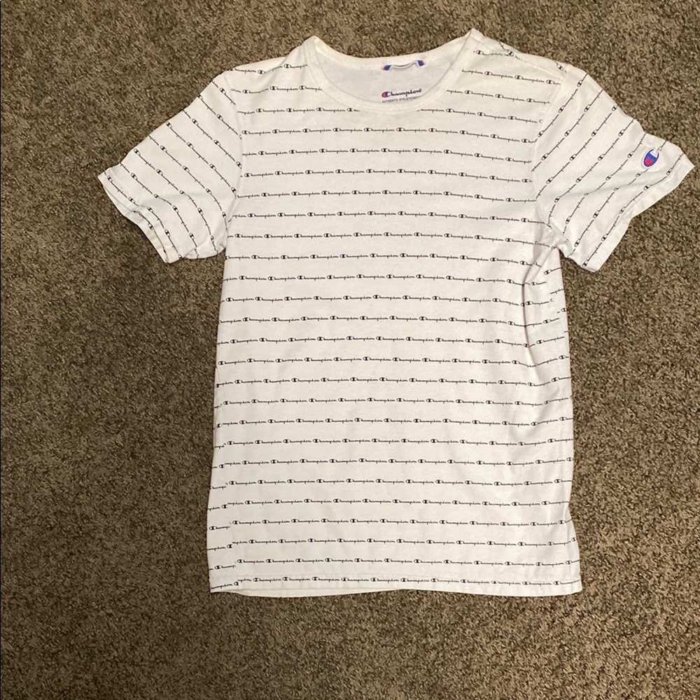 Men’s Champion White Short Sleeve Tee